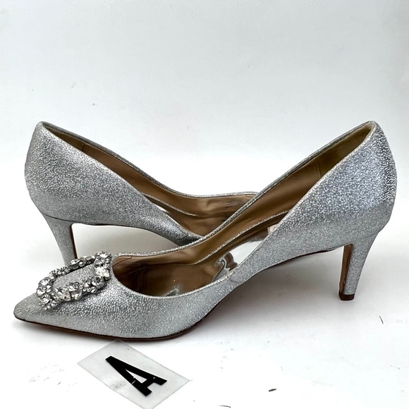 - BADGLEY MISCHKA Carrie Crystal Embellished Pump sz 8 - Picture 7 of 13
